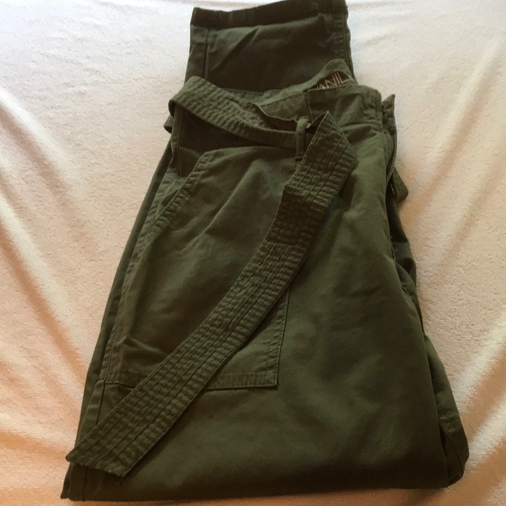 High rise skinny pants, rust color were SOLD